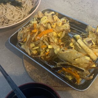 残り野菜で簡単！かき揚げの天ぷら